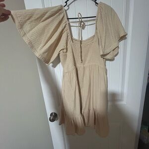 Wishlist Cream Mini Dress